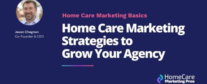 A graphic with the title What is a Home Care CRM? Everything You Need to Know